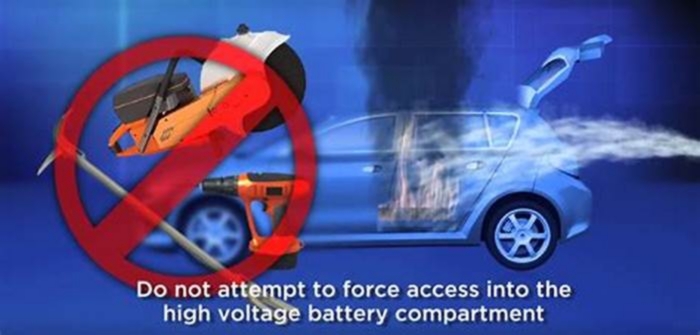 After a Collision Safety Precautions for Electric Vehicles