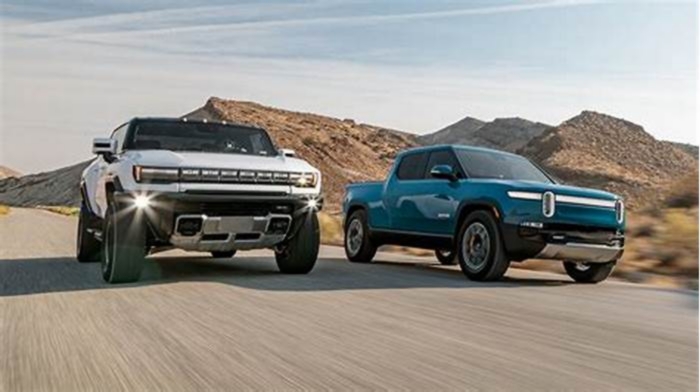 Rivian R1T vs GMC Hummer EV Electric Pickup Trucks Powerhouse Performance